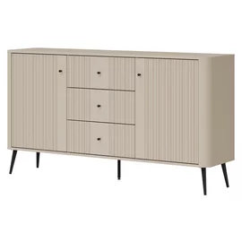 Comoda Larnaca VG05, 2 Usi 3 Sertare, 162x40x88 h cm, Pal Melaminat/MDF - Casmir