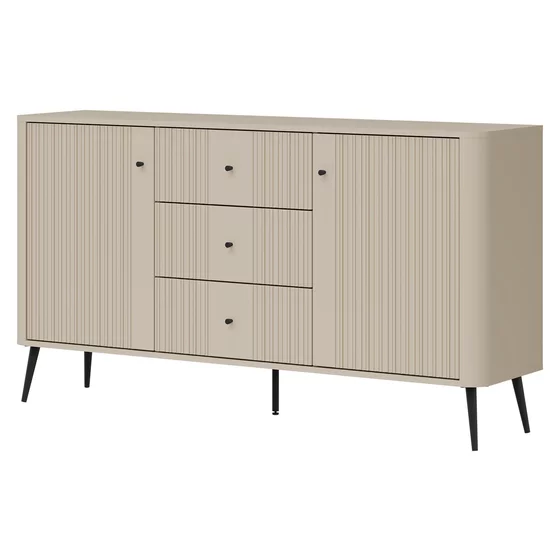 Comoda Larnaca VG05, 2 Usi 3 Sertare, 162x40x88 h cm, Pal Melaminat/MDF - Casmir picture - 2