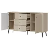 Comoda Larnaca VG05, 2 Usi 3 Sertare, 162x40x88 h cm, Pal Melaminat/MDF - Casmir picture - 3
