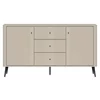 Comoda Larnaca VG05, 2 Usi 3 Sertare, 162x40x88 h cm, Pal Melaminat/MDF - Casmir picture - 1