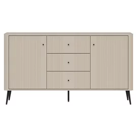 Comoda Larnaca VG05, 2 Usi 3 Sertare, 162x40x88 h cm, Pal Melaminat/MDF - Casamir