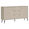 Comoda Larnaca VG05, 2 Usi 3 Sertare, 162x40x88 h cm, Pal Melaminat/MDF - Casmir picture - 5