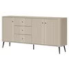 Comoda Larnaca VG06, 3 Usi 3 Sertare, 183x40x88 h cm, Pal Melaminat/MDF - Casmir picture - 3