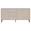 Comoda Larnaca VG06, 3 Usi 3 Sertare, 183x40x88 h cm, Pal Melaminat/MDF - Casmir picture - 2
