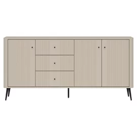 Comoda Larnaca VG06, 3 Usi 3 Sertare, 183x40x88 h cm, Pal Melaminat/MDF - Casmir