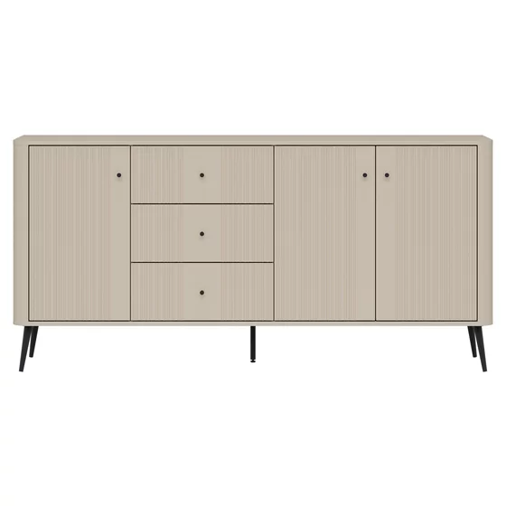 Comoda Larnaca VG06, 3 Usi 3 Sertare, 183x40x88 h cm, Pal Melaminat/MDF - Casmir picture - 2