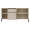 Comoda Larnaca VG06, 3 Usi 3 Sertare, 183x40x88 h cm, Pal Melaminat/MDF - Casmir picture - 5