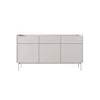 Comoda Level 3 Usi + 3 Sertare, 153-3S3D, 153x38x82.2 cm, MDF, Beige picture - 1