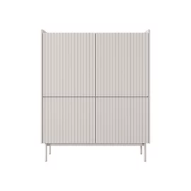 Comoda Level  4D, 103.2x38x126.2 cm, MDF, Beige