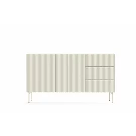 Comoda Muti 147, 2 Usi + 3 Sertare, 147x39.8x81.2 h cm, Riflaj MDF, Casmir