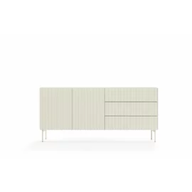Comoda Muti 177, 2 Usi + 3 Sertare, 177x39.8x81.2 h cm, Riflaj MDF, Casmir