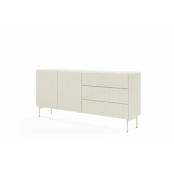Comoda Muti 177, 2 Usi + 3 Sertare, 177x39.8x81.2 h cm, Riflaj MDF, Casmir picture - 4