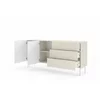 Comoda Muti 177, 2 Usi + 3 Sertare, 177x39.8x81.2 h cm, Riflaj MDF, Casmir picture - 5