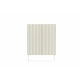 Comoda Muti 2 Usi, 98.6x39.8x123 h cm, Riflaj MDF, Casmir