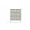 Comoda Muti 2 Usi, 98.6x39.8x123 h cm, Riflaj MDF, Casmir picture - 3