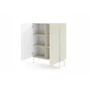 Comoda Muti 2 Usi, 98.6x39.8x123 h cm, Riflaj MDF, Casmir picture - 5