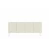 Comoda Muti 4 Usi, 195.2x39.8x81.2 h cm, Riflaj MDF, Casmir picture - 1