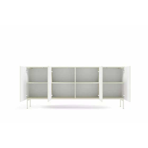Comoda Muti 4 Usi, 195.2x39.8x81.2 h cm, Riflaj MDF, Casmir picture - 3