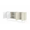 Comoda Muti 4 Usi, 195.2x39.8x81.2 h cm, Riflaj MDF, Casmir picture - 5