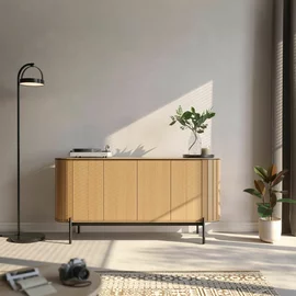 Comoda Rotto, RT-03 4D-168, 168x46x82 cm, Stejar Vicenza