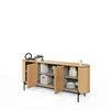 Comoda Rotto, RT-04 4D-200,200x46x82 cm, Stejar Vicenza picture - 4