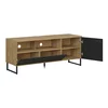 COMODA RTV ZENDA, S617-RTV-1D1B/U-DWF/CA, 150X48X62,5 CM, STEJAR WATERFORD/NEGRU picture - 2