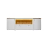 Comoda TV cu 2 Usi  + Sertar, Sambuca, 180x44x61 cm, Stejar Coast Evoke/Gri picture - 4