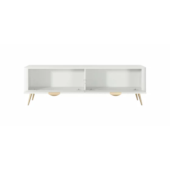 Comoda TV Lante RTV163 2D, 163.2x38x51.2 cm, MDF, Alb picture - 3