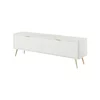 Comoda TV Lante RTV163 2D, 163.2x38x51.2 cm, MDF, Alb picture - 1