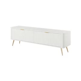 Comoda TV Lante RTV163 2D, 163.2x38x51.2 cm, MDF, Alb