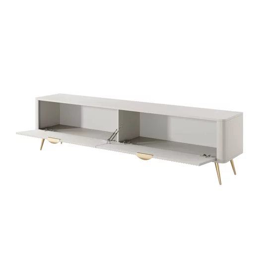 Comoda TV Lante RTV200-2D, 200x38x51.2 cm, MDF, Beige picture - 5