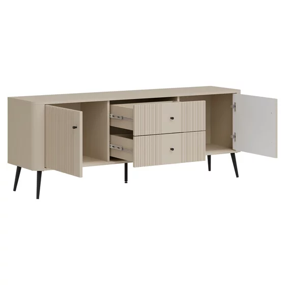 Comoda TV Larnaca VG01, 162x40x61 h cm, Pal Melaminat/MDF - Casmir picture - 6