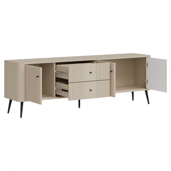 Comoda TV Larnaca VG02, 183x40x61 h cm, Pal Melaminat/MDF - Casmir picture - 6