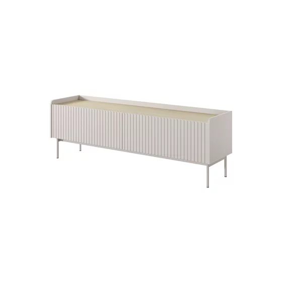 Comoda TV Level, 153-2D, 153x38x50.2 cm, MDF, Beige picture - 3