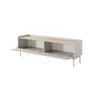 Comoda TV Level, 153-2D, 153x38x50.2 cm, MDF, Beige picture - 4