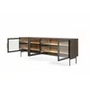 Comoda TV Lumi, 181.3x39.3x61.6 h cm, MDF/Sticla, Stejar Dunin picture - 4
