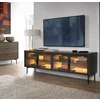 Comoda TV Lumi, 181.3x39.3x61.6 h cm, MDF/Sticla, Stejar Dunin picture - 5