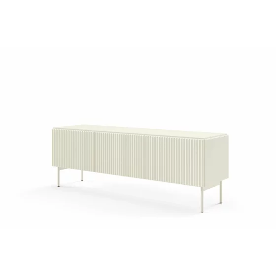 Comoda TV Muti 3 Usi, 147x39.8x51.2 h cm, Riflaj MDF, Casmir picture - 3