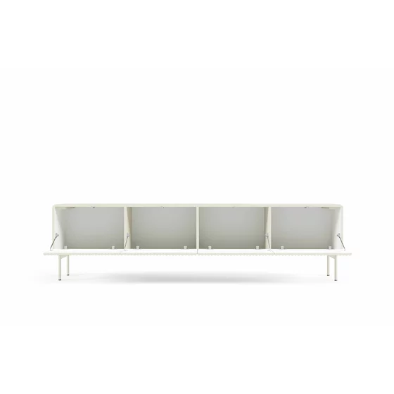 Comoda TV Muti 4 Usi, 195.2x39.8x51.2 h cm, Riflaj MDF, Casmir picture - 2