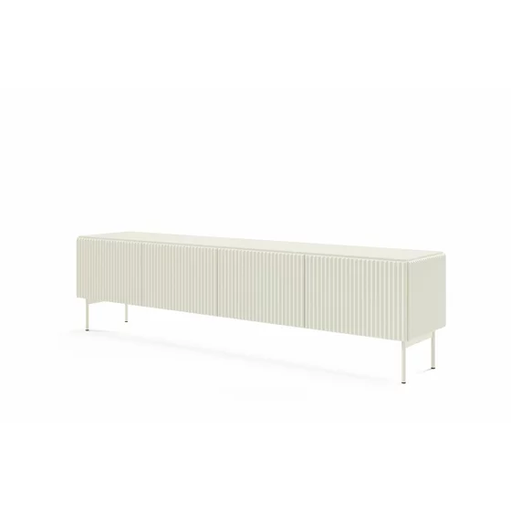Comoda TV Muti 4 Usi, 195.2x39.8x51.2 h cm, Riflaj MDF, Casmir picture - 3