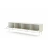 Comoda TV Muti 4 Usi, 195.2x39.8x51.2 h cm, Riflaj MDF, Casmir picture - 4