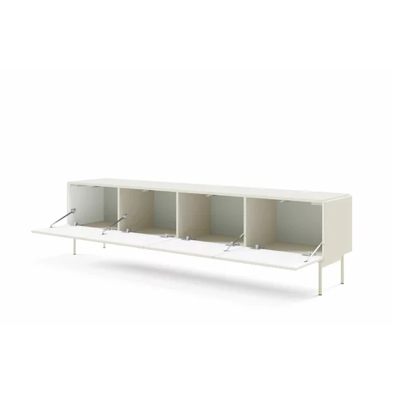 Comoda TV Muti 4 Usi, 195.2x39.8x51.2 h cm, Riflaj MDF, Casmir picture - 4