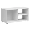 Comoda TV Neno, 80x35.5x42 h cm, Pal Melaminat, Alb Mat picture - 1