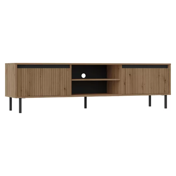 Comoda TV, Osaka 2F-312, 178.6x40x50 cm, Pal Melaminat/MDF Frezat picture - 1