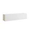 Comoda TV Suspendata Joy, 150x38x35 cm, Pal Melaminat, Front MDF cu Riflaj, Alb picture - 1