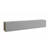 Comoda TV Suspendata Joy, 200x38x35 cm, Pal Melaminat, Front MDF cu Riflaj, Gri picture - 1