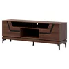 Comoda TV Vero VR01, 163.5x38.5x59.5 h cm, Pal Melaminat/MDF, Nuc Inchis picture - 2