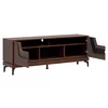 Comoda TV Vero VR01, 163.5x38.5x59.5 h cm, Pal Melaminat/MDF, Nuc Inchis picture - 4