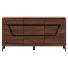 Comoda Vero 3 Usi + Sertar VR03, 163.5x38.5x86 h cm, Pal Melaminat/MDF, Nuc Inchis picture - 1