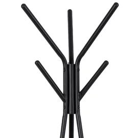 Cuier Hol Tip Pom - Calci - 49x49x181 cm, Metal, Negru/Natur